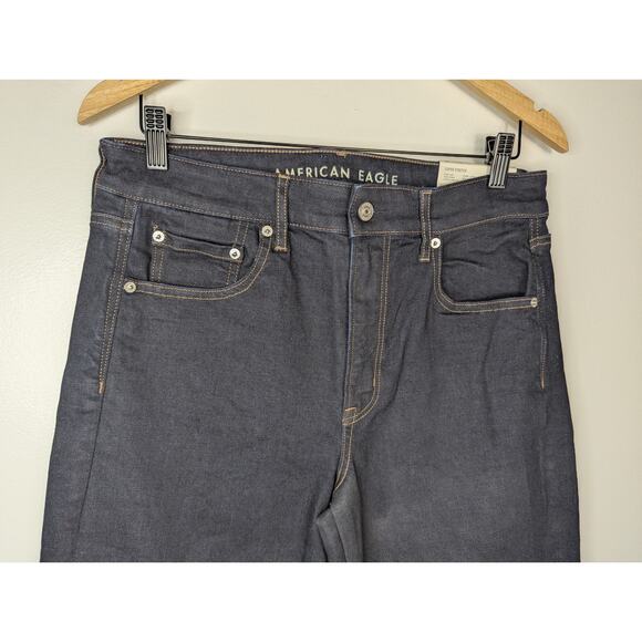 American Eagle Outfitters Indigo Flare Wide Leg Jeans - Picture 4 of 8